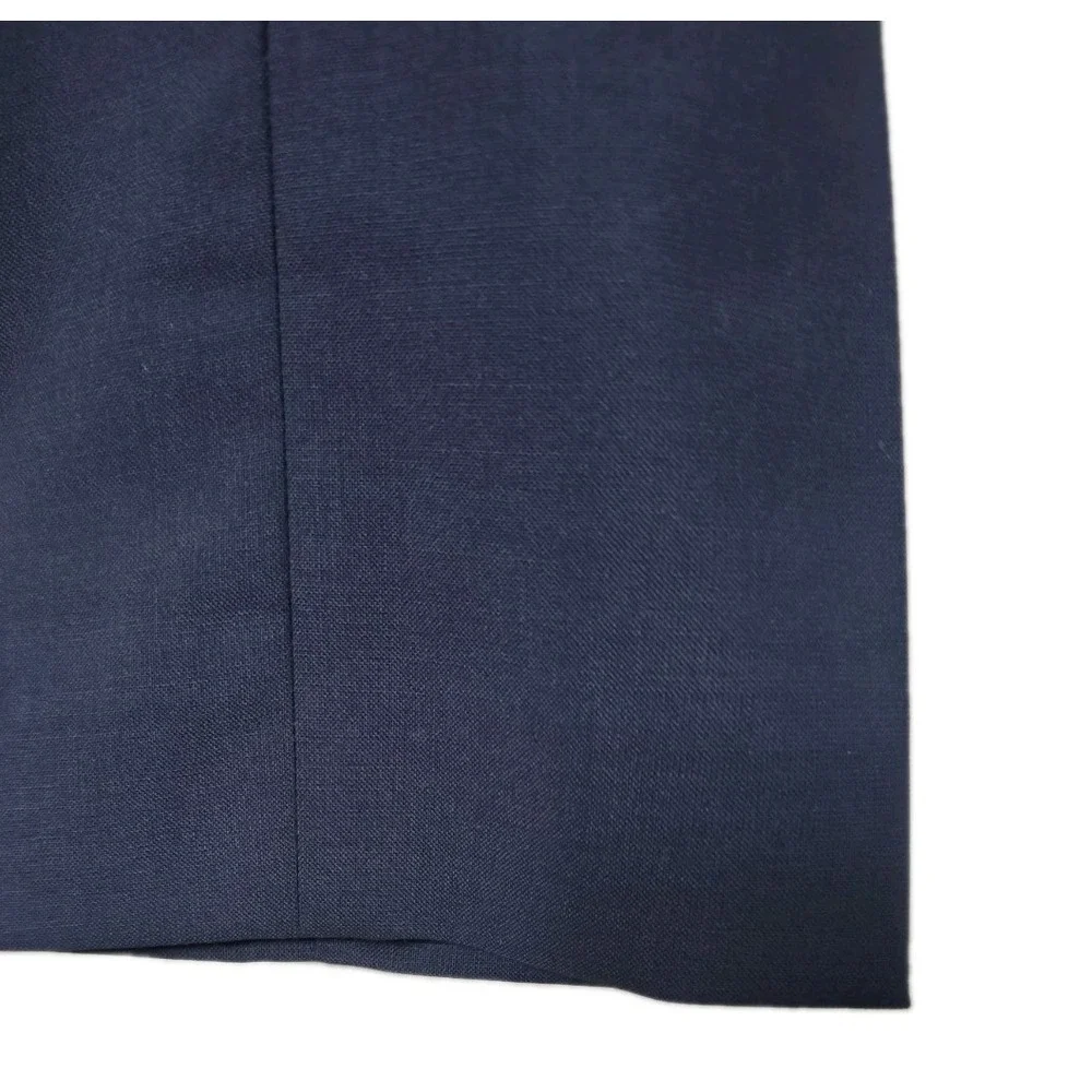 Louis Vuitton Rare Uniforms Mens Navy Slim HEMMED Trousers Size EU 44/US 28